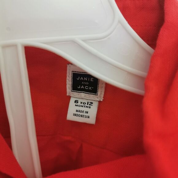 Janie & Jack 2 piece girls set size 6-12 m - Picture 5 of 9